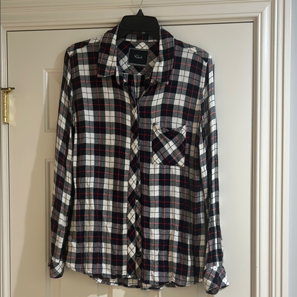 Plaid Shirt by Rails - Red, Black, and White
